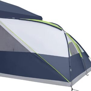 Camping Cube | Pop Up Canopy Side Tent for 10' x 10' Canopies Tent Easy Set Up Gazebo, Dark Blue (Canopy/SHELTER NOT Included)